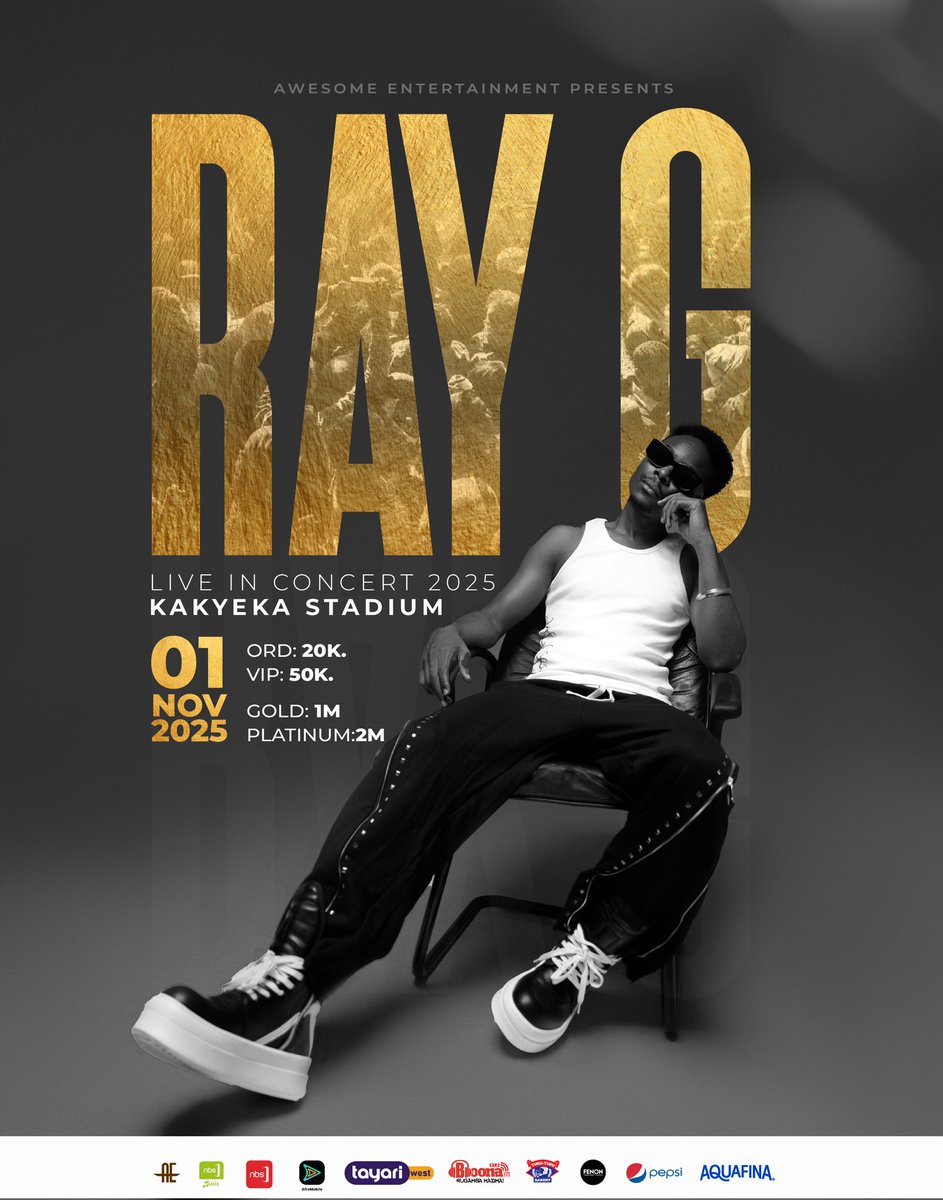 RAY G LIVE IN CONCERT 2025
01/11/2025
#TuzeKakyeka