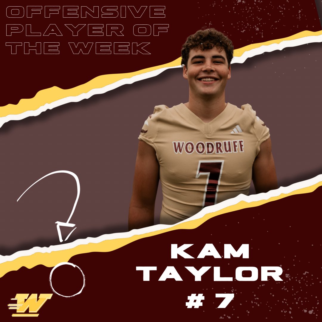 Congratulations to <a href="/KamTaylor_7/">Kameron Taylor</a> on being named our Offensive Player of the Week for our Week 6 game at Broome! #EATT #UnfinishedBusiness