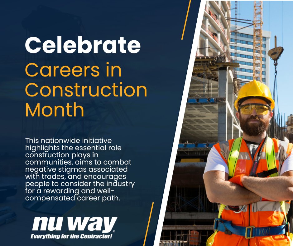 October is Construction Careers Month—and the future of our industry is bright! At Nu Way, we know construction offers more than just a job—it’s a career that builds skills, confidence, and communities. ️
#nuwayinc #nuwayrents #nuwayfab #everythingforthecontractor