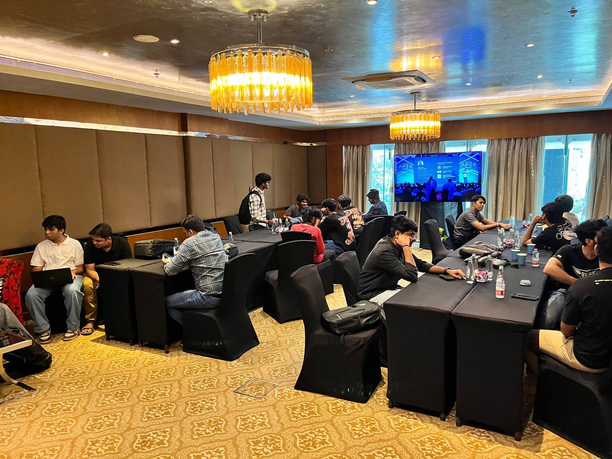 cs_aashish's tweet image. 📍Great time at Solana Apex, BKC with @hackerhouses awesome folks 👾
@imtkarn
@kirat_tw @SuperteamIN @100xDevs @solana