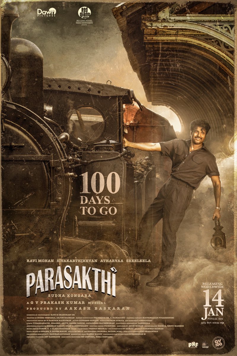 shabirxsk's tweet image. 100 days to go 😍❤️ 
#Parasakthi #ParasakthiPongal