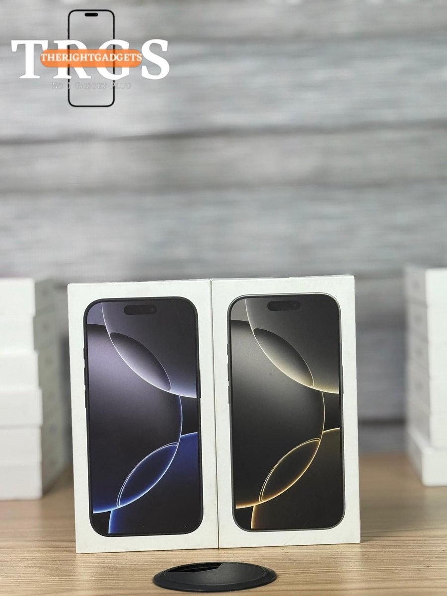 therightgroupng's tweet image. 🇺🇸 NEW SEALED IPHONE 16 PRO *512GB* USA eSIM BLACK &amp;amp; NATURAL - N1 800 000 x2 PCS