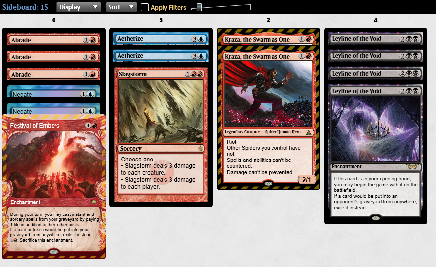 Homun_culus's tweet photo. 令和最新版Standard Thousand-Year Stormです。
#MtG #decklist #deckrecipe https://t.co/BBYuceLjQB