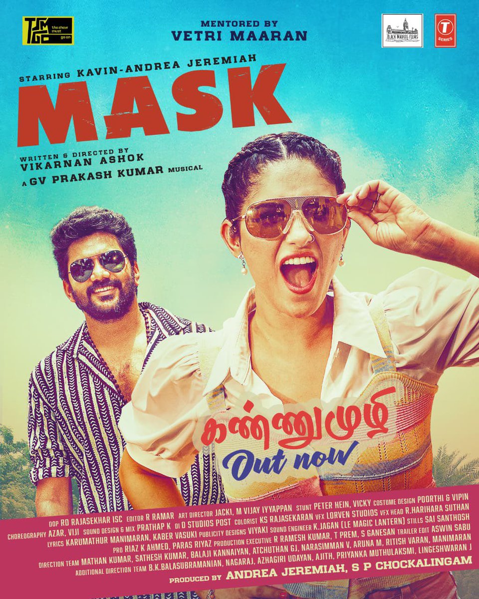 Let your heart sway to the rhythm of love 💞
#Kannumuzhi 1st single from #MASK is out now! 🎶

#KannumuzhiFirstSingle
youtu.be/HFpgAkgBwSA

🎼 <a href="/gvprakash/">G.V.Prakash Kumar</a>
🎤 <a href="/anthonydaasan/">Anthony Daasan (Folk Marley)</a> &amp; <a href="/RIAZtheboss/">RIAZ K AHMED</a> 
<a href="/parasriazahmed1/">Paras Riyaz</a> <a href="/v4umedia_/">V4U Media</a>