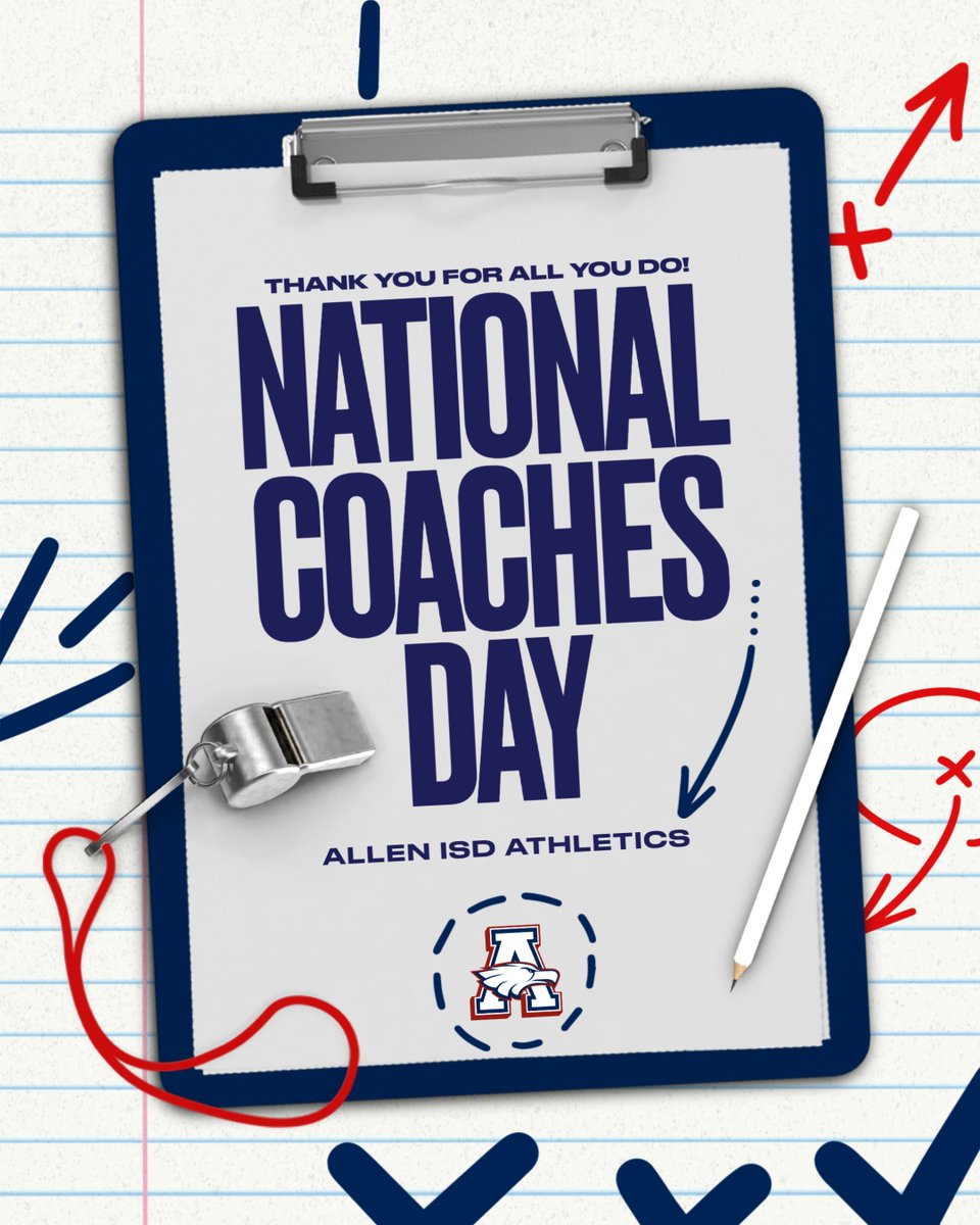 In honor of National Coaches day, we would like to say THANK YOU to the Best coaching staff in the state for all that you do for our students and for the incredible way you represent the Allen Family‼️  #🅰️🆙
