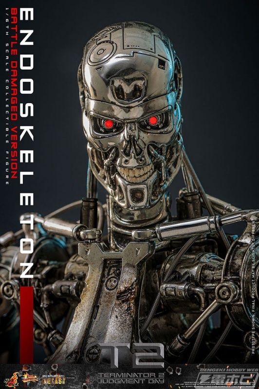 T-800 メタリックシルバー フィギュア 電撃ホビーウェブ on X