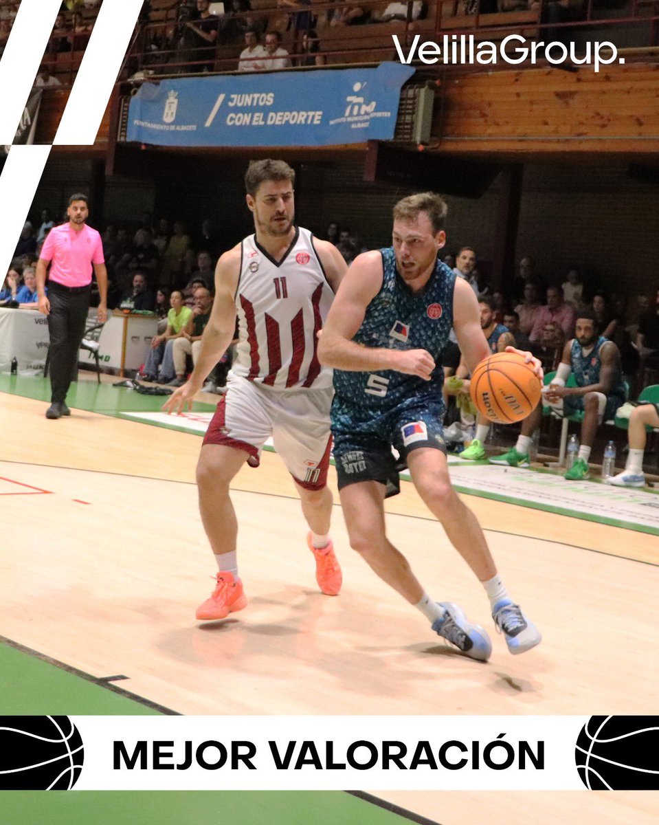 AlbaceteBasket's tweet photo. ⭐️ Jugador VelillaGroup
🌟 𝐌𝐕𝐏 𝐝𝐞 𝐥𝐚 𝐣𝐨𝐫𝐧𝐚𝐝𝐚 𝐞𝐧 𝐒𝐞𝐠𝐮𝐧𝐝𝐚𝐅𝐄𝐁

⛹🏻‍♂️ Nick Reid @Nicklausreid 
⌚️ 31:52
🎯 29 puntos
🧲 8 rebotes
🤕 8 faltas recibidas
🥷🏼 2 robos de balón
📊 42 valoración

#QueComienceElJuego
#RuidoParqueRuido https://t.co/seZ57Urg2f