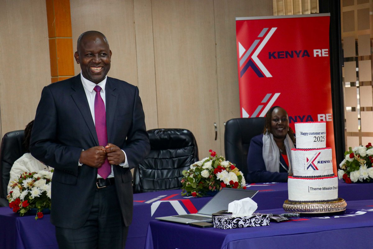 Kenya_Re's tweet photo. Weβve officially kicked off Customer Service Week 2025 officiated by Acting GMD Gekone Nicodemus.
Theme: βMission Possibleβ celebrating our commitment to exceptional service & meaningful client experiences. π #KenyaRe #MissionPossible #CustomerServiceWeek2025 https://t.co/cgHvNWvJuD