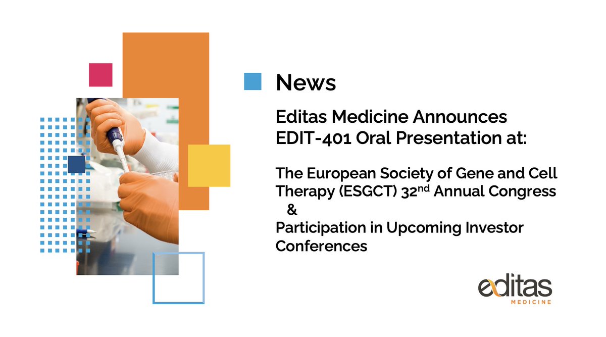 Editas Medicine tweet media
