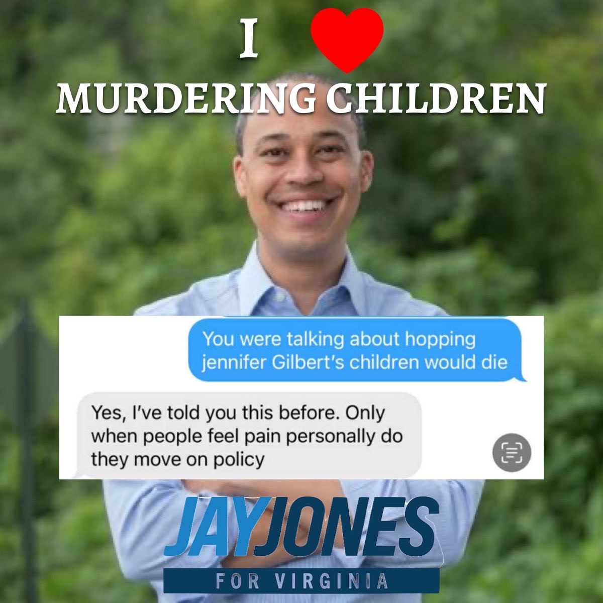 ILA_NewsX's tweet photo. @Timcast They, not "he."  They want to kill us. Jay Jones was just the one that is dumb enough to put it in writing. https://t.co/1lWFXd8R1T