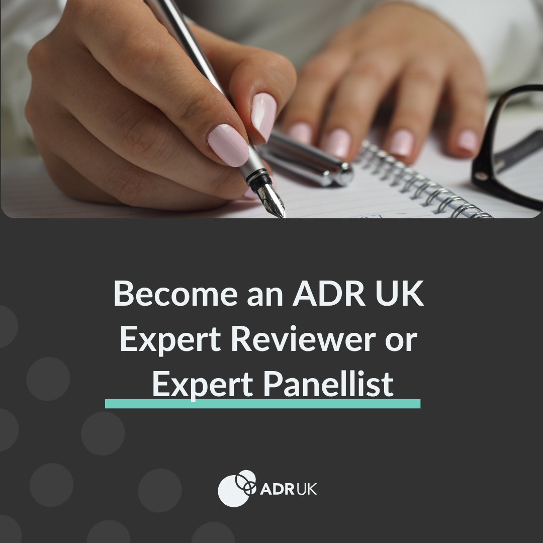 adr_uk's tweet image. Would you like to use your skills to help inform ADR UK's funding decisions?
We're looking for expressions of interest to join the ADR UK Expert Assessor Directory.
Find out more ⬇️
adruk.org/news-publicati…