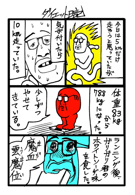 今日のダイエット日記 