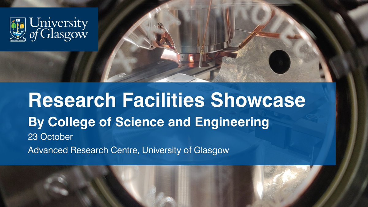 UofGSciEng's tweet photo. How can you benefit from research facilities? Find out more at our 𝗥𝗲𝘀𝗲𝗮𝗿𝗰𝗵 𝗙𝗮𝗰𝗶𝗹𝗶𝘁𝗶𝗲𝘀 𝗦𝗵𝗼𝘄𝗰𝗮𝘀𝗲 - hear about the equipment available, their capabilities, services and how you can access them.  Register: https://t.co/YndXwIvh6s https://t.co/nVyYvDRAK9