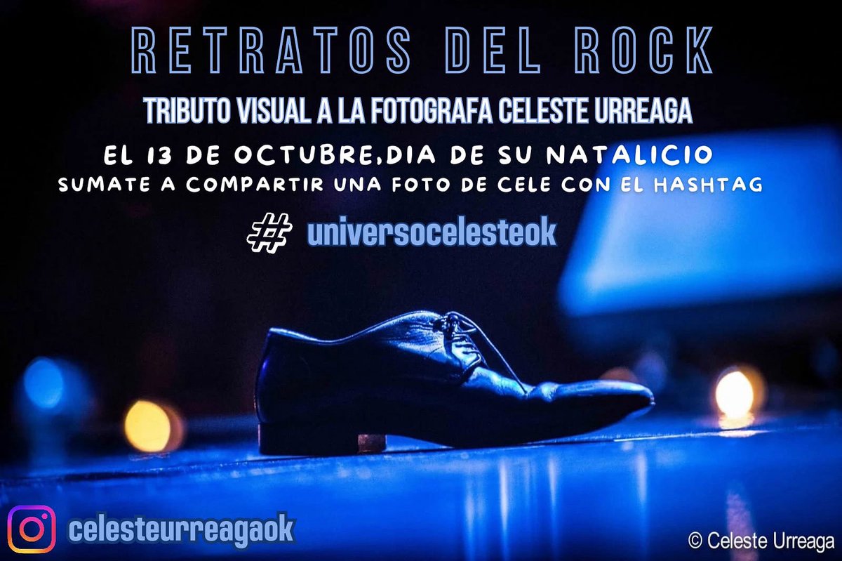 Invitamos a todos a homenaje a nuestra querida fotógrafa y amiga celeste, Urreaga el 13 de octubre, subiendo una foto de su autoría, ella sacó millones de fotos hermosas, muchos de nosotros tenemos. Nuestro humilde homenaje