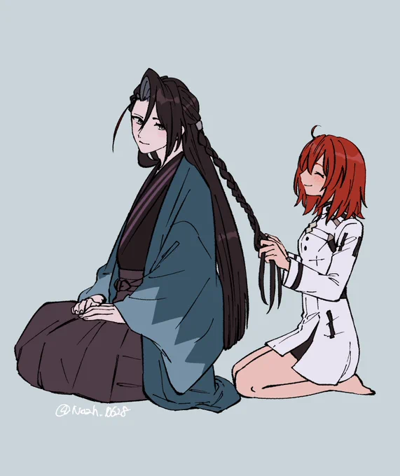 近ぐだ♀ あまりにn番煎じなシチュですが自分の絵で見たかったので描きました 