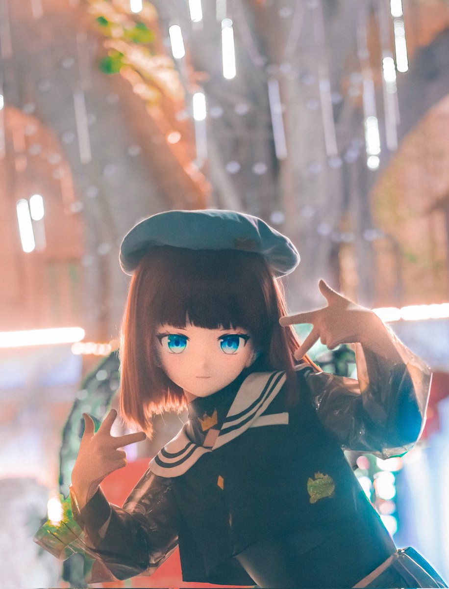 夏天的尾巴
(依旧很热)

📷:<a href="/whitegive007/">摆（だる）</a> 
#kigurumi 
#獭耳