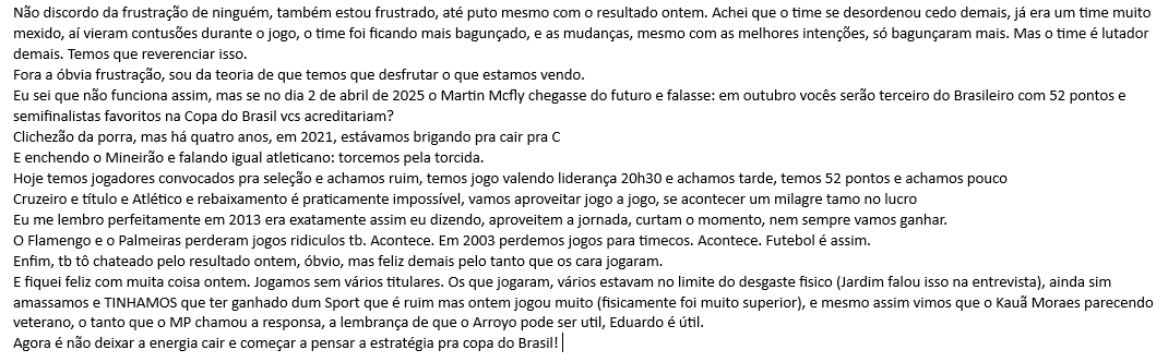 Minha contribuição frente a esse momento de frustração versus alegria com o que temos nas mãos, resumo de uma conversa boa com o <a href="/leobotafogo_/">Leo Anchieta</a>