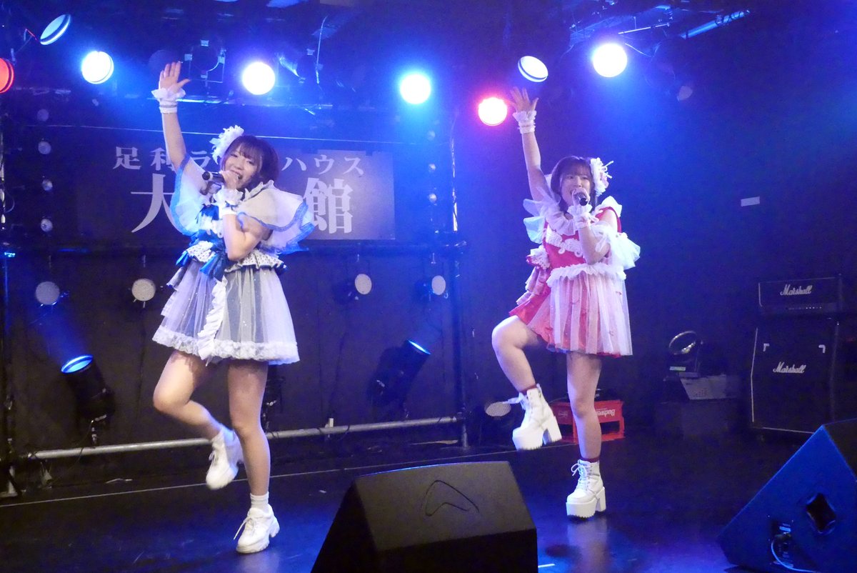 Chopper_Chindon's tweet image. 2025.9.21 推しマシマシライブ!! vol.1
at 足利ライブハウス大使館 ホールB

9月にプレデビューしたばかりのParadigm Shift
RocKetsのベテラン優希ちゃんと今年の4月に研修生としてデビューしたあこちゃん
想像以上に息が合ってていいユニットです

#ParadigmShift
#優希
#あこ
Camera：LUMIX FZ300