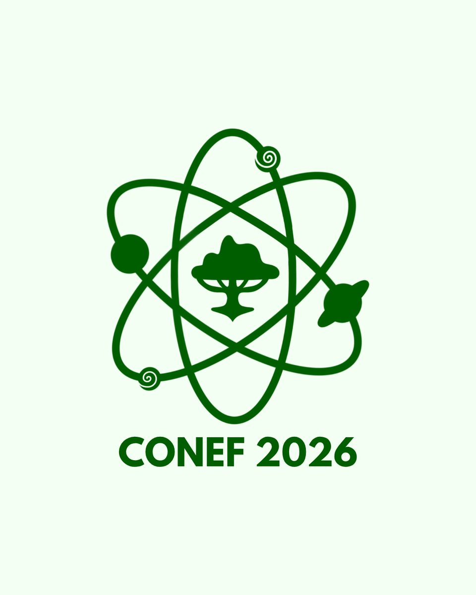 Al fin, la espera termina, llega el CONEF 2026. Por ello, nos complace anunciar que el congreso físico del año ya tiene logo ⚛️

Además, el diseño incluye un elemento regional en honor a la ciudad que nos acogerá... 🌳

#CONEF2026 #física #physics #nusgrem