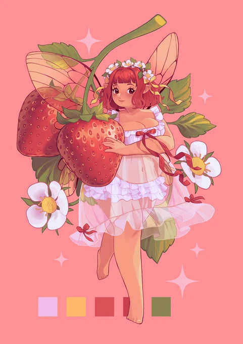 Strawbebe full piece