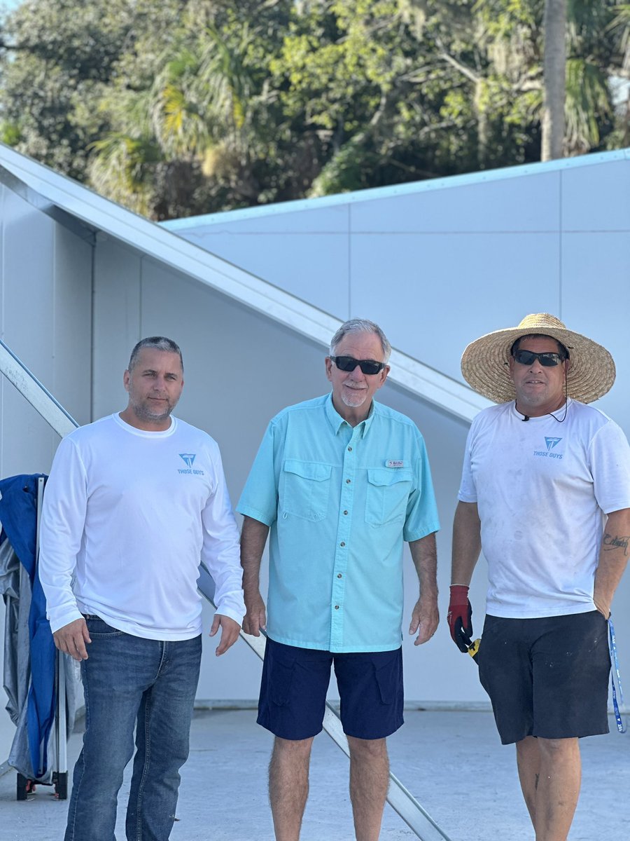 Raising the roof today. 10.6.25 Spec house in Port Charlotte, FL. Built by Those Guys $TGUYS