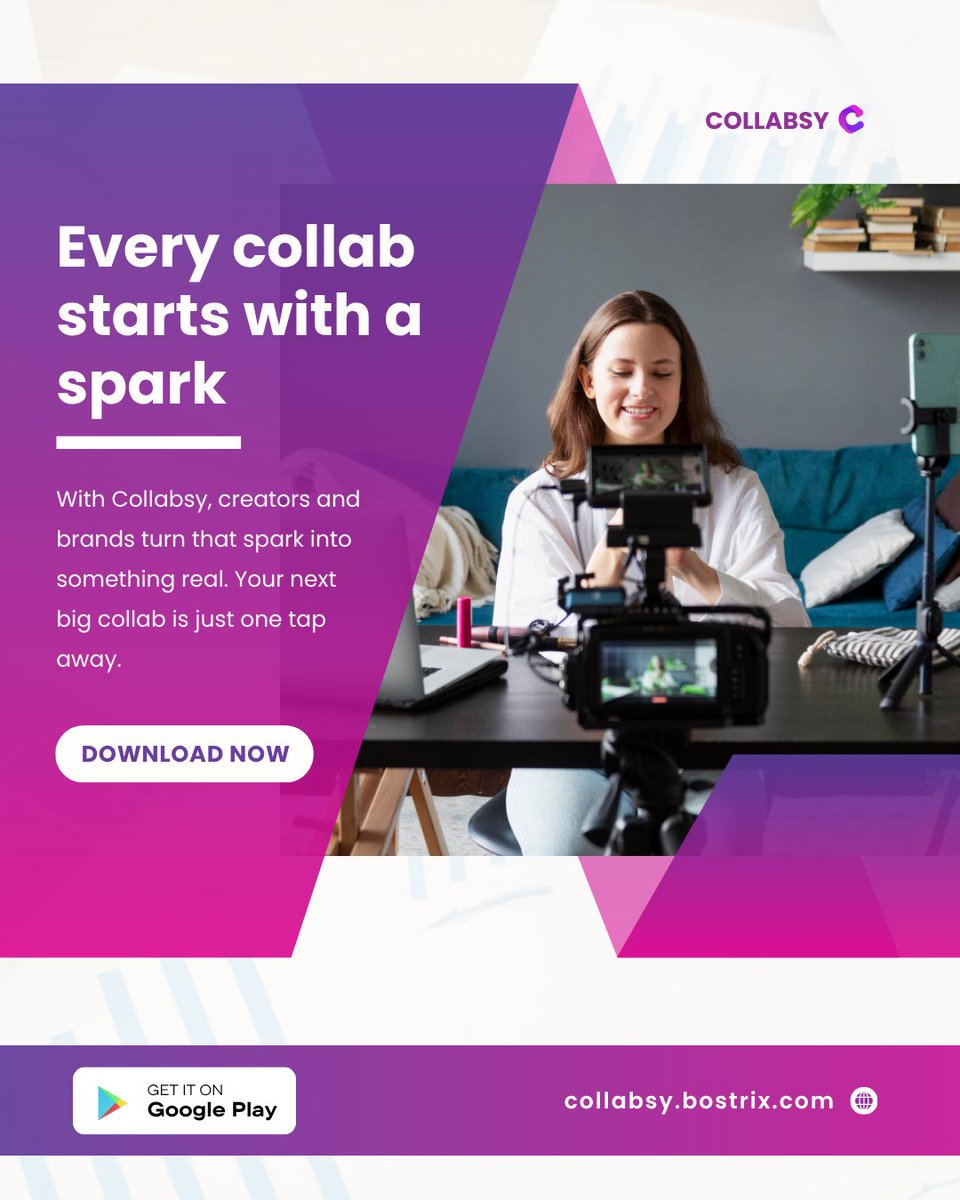 collabsy_app's tweet photo. Every great collab begins with a spark ✨
With Collabsy, brands and creators turn that spark into real partnerships — effortlessly.
Your next big collab could be one tap away 👇
https://t.co/EPfBVla2FB
#Collabsy #InfluencerMarketing #collabs #influencers #Creators #TrendingNow https://t.co/8LNhnrF3Px