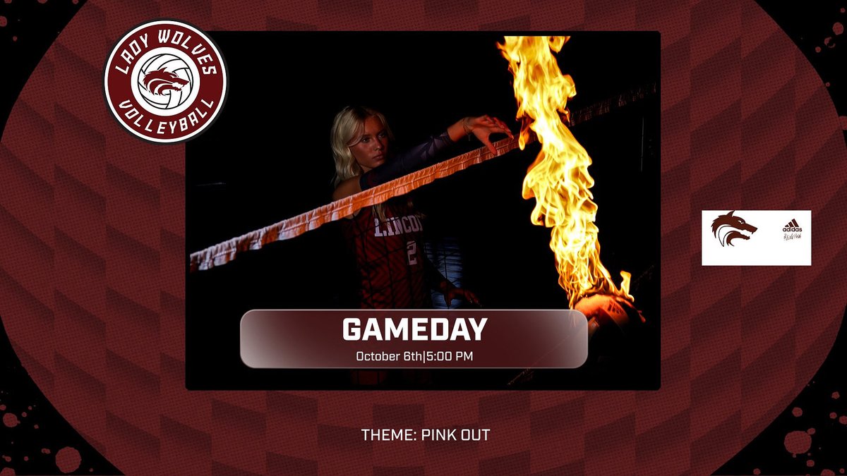LincolnWolvesVB's tweet image. 🏐 SR High Varsity
🆚 Hall High School
📍Lincoln, AR
🏟 Wolves Den
⌚️5:00 PM 
📺 Hudl TV

Make sure to make plans to come out and support the Lady Wolves in their home non conference match tonight! Make sure to wear PINK! 🐺🏐 #goladywolves