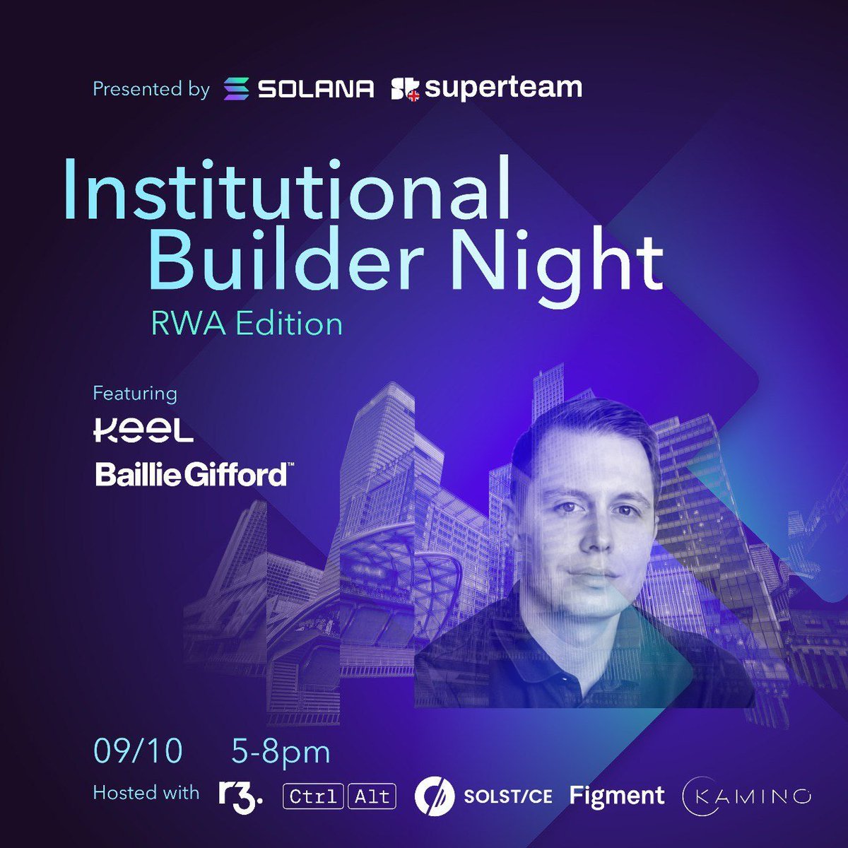 Internet Capital Markets are being built on <a href="/solana/">Solana</a> 

Looking forward to representing <a href="/glamsystems/">GLAM</a> at the Institutional Builder Night in London on Thursday 🇬🇧