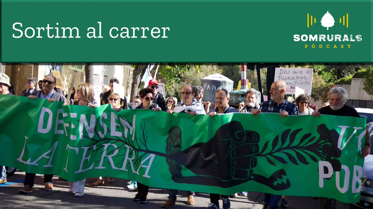 Ens n’anem al carrer (amb #SomRurals). Un conglomerat important d’organitzacions va convocar ahir a Lleida ciutat una concentració per reclamar una millor estratègia per al món rural. Hi assistim! Escolta l'episodi a les plataformes: open.spotify.com/episode/1P31e2…
