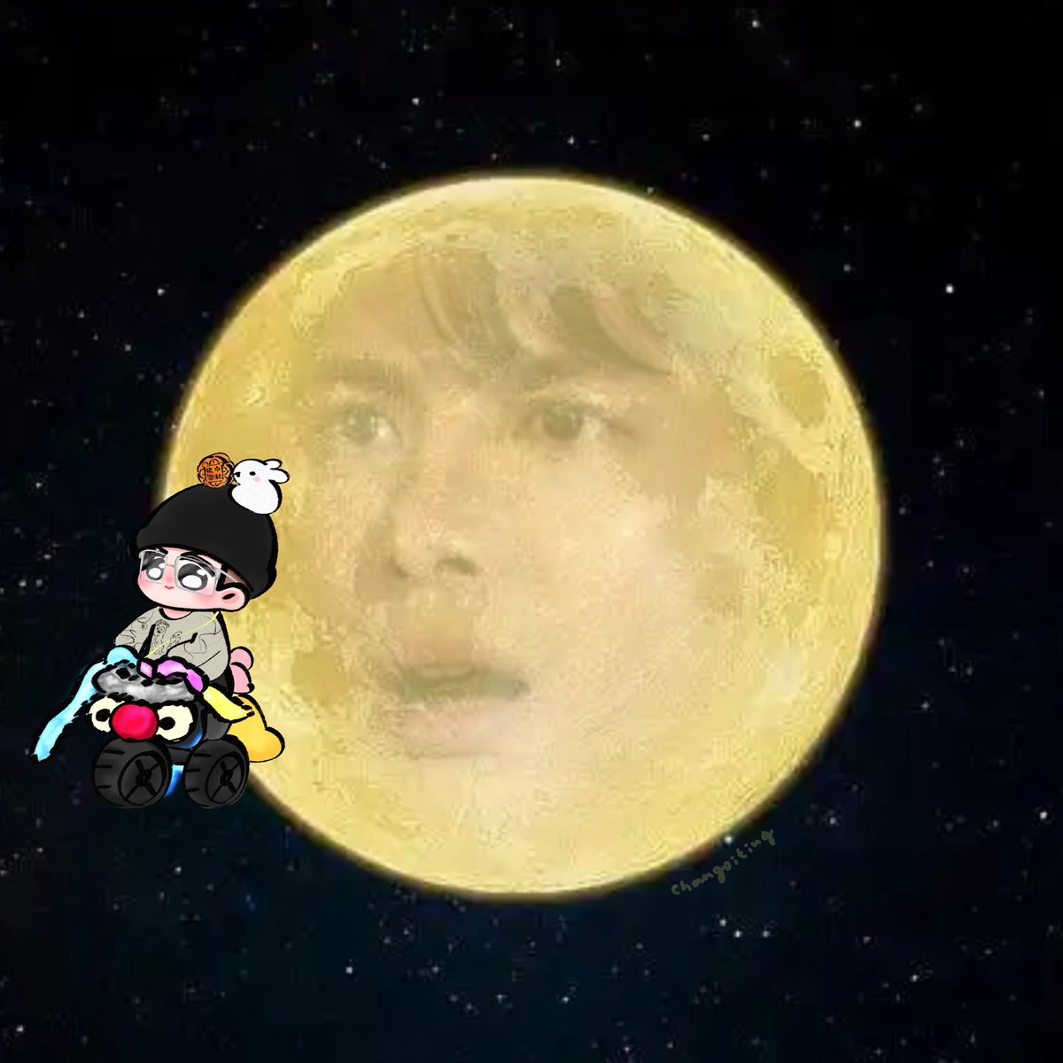 changoiting's tweet image. 中秋節快樂🥮🌕

#JacksonWang @JacksonWang852 
#MAGICMAN2WorldTour