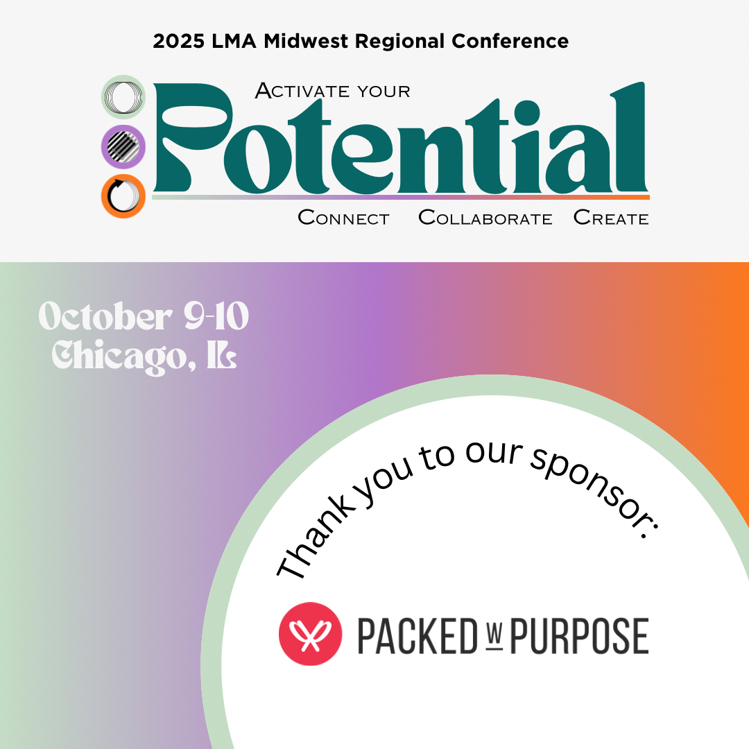 Thank you to our sponsor, <a href="/PackedwPurpose/">Packed with Purpose</a>, for supporting LMA Midwest Region! We’re excited to welcome them and our members to our LMA Midwest Regional conference in Chicago on October 9-10. legalmarketing.org/Event-Details/… #MidwestActivate #LMA #LegalMarketingAssociation