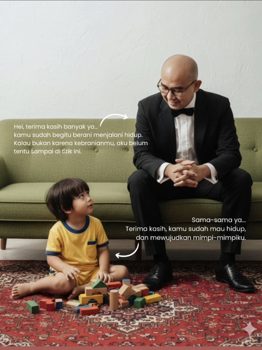 Aku pernah gondrong dulu, dulu sekalii ☺️