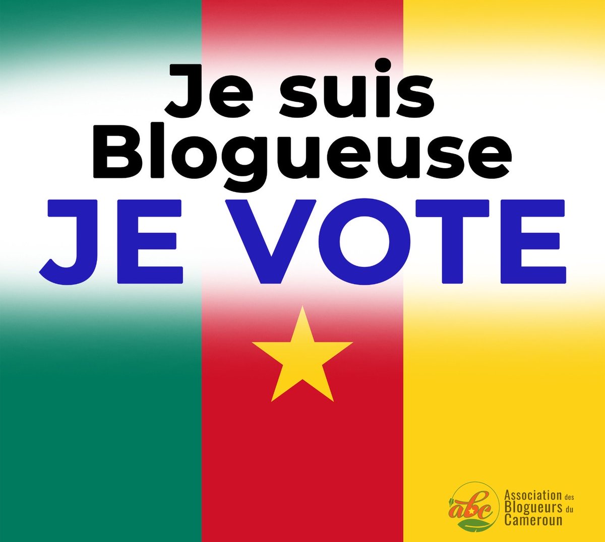 alida_eboo's tweet photo. Je participe à la campagne #JeSuisBlogueuseJeVote lancée par @BloggersCM pour encourager chacun à accomplir son devoir civique.
Le 12 octobre, je vote 🇨🇲
#ABCVote2025 #ElectionsCameroun2025 https://t.co/VGHpWpyKYQ