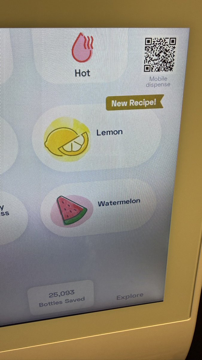 Water machine at works got a new recipe for ‘Lemon’

Exciting times!
