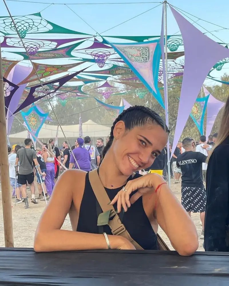 Liron Barda.(26)🕯️

In her last photo, Liron saves people who were injured at the party, Liron could have run away and been saved, but she chose to STAY and HELP.

She was murdered at the Nova Music Festival.

May her memory be blessed.💔