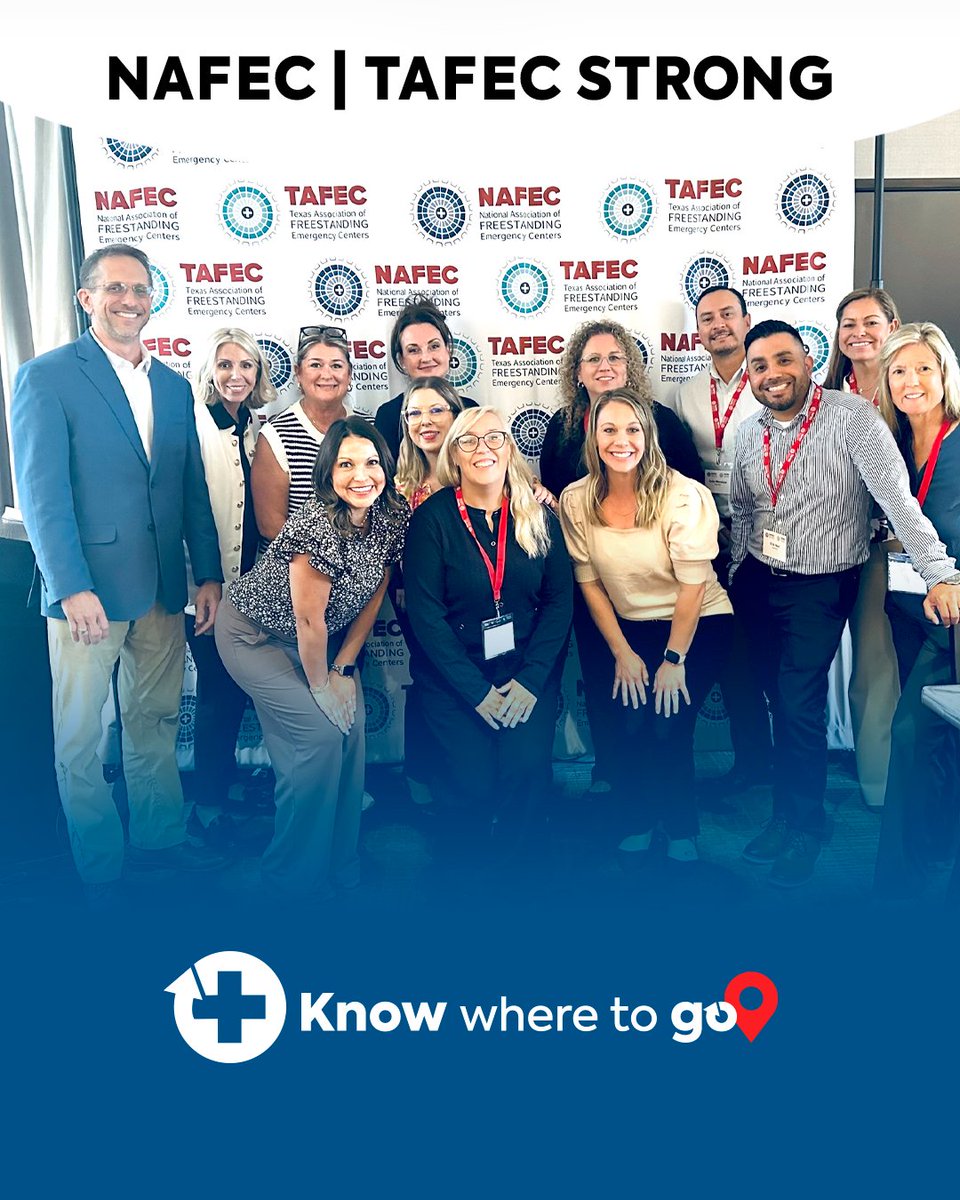 CompleteCare_ER's tweet image. Proud to be part of NAFEC and TAFEC, working alongside other freestanding emergency centers to provide exceptional care to our communities! 💙🏥

#CompleteCare #CompleteCareER #KnowWhereToGo #NAFEC #TAFEC #FreestandingER #EmergencyCare