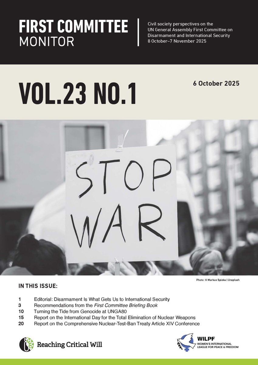 Reaching Critical Will tweet media