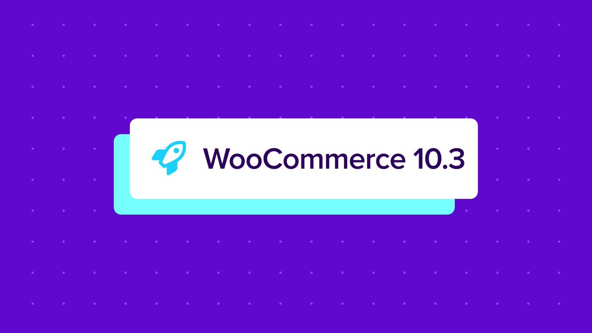 DevelopWoo's tweet image. WooCommerce 10.3 beta is available for testing. 🎉
10.3 will include the release of COGS functionality, address autocomplete, PayPal API upgrades and Express Checkout, and the WooCommerce MCP beta. Plus so much more.
Check out the full breakdown:
buff.ly/j209tPA