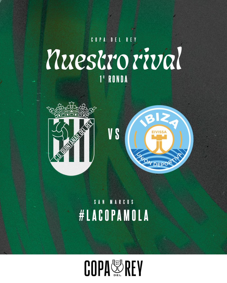 COPA DE REY 👑⚽️

1° RONDA #COPADELREY

🆚 <a href="/ibizaud/">UD Ibiza 🩵</a> 

#vamosquintanar #quintanarale #quintanardelrey #copadelrey #lacopamola