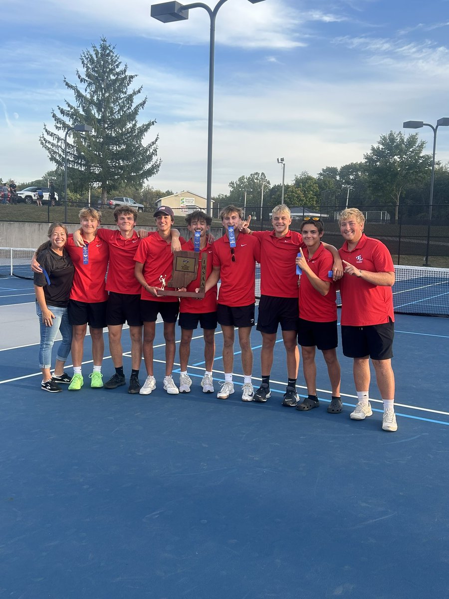 tl_indians's tweet photo. Twin Lakes Boys tennis will take a championship 🚒fire truck🚒 ride this evening at 4:15pm departing from the circle drive. Line the streets of Monticello to congratulate these fine young men and coaches on a 🏆 SECTIONAL CHAMPIONSHIP 🏆 https://t.co/7pqndCBfCl