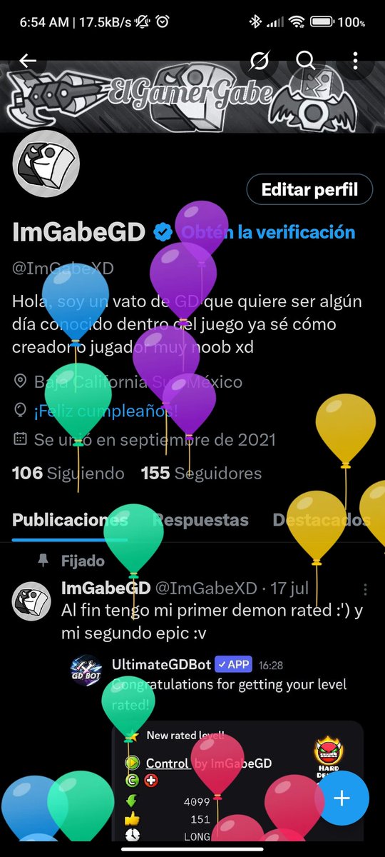 El día de hoy he culminado mi segunda década al rededor del sol 🧐🍷...
No mms ya me estoy haciendo viejo :'v