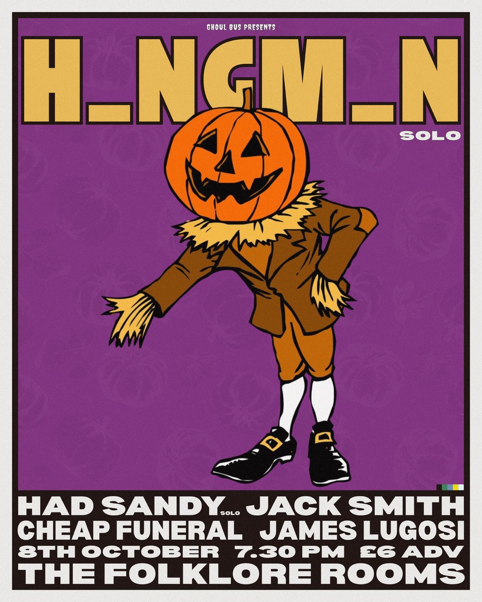 excited to be playing an acoustic show this Wednesday at <a href="/folklorerooms/">The Folklore Rooms</a> along with Had Sandy, Jack Smith, Cheap Funeral &amp; James Lugosi

7:30pm doors, tickets here: bit.ly/4nvxogC

thank you ghoul bus

📸: LBPhoto.uk