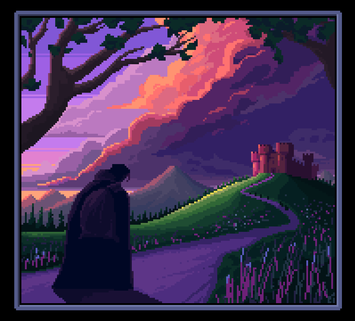 umutdervis's tweet photo. Hello, it's been a while.

I'm working on a visual novel where you become a suitor for a princess. 

I changed the art style because I was having issues... Let me know what you think of this new style!

(steam link w/ new screenshots are below in the thread)

#pixelart https://t.co/w5W1vguTXj