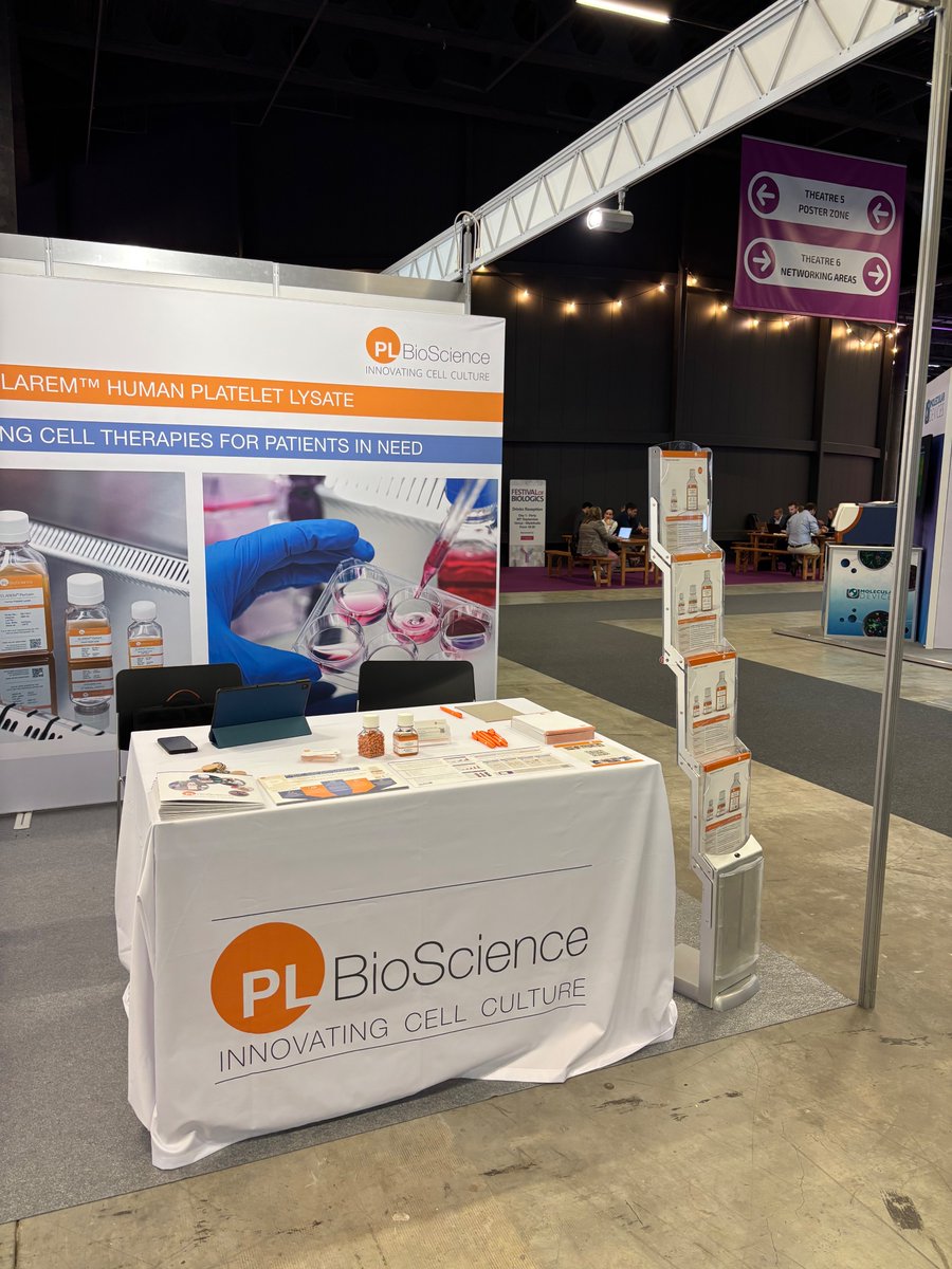 PL BioScience GmbH (@plbioscience) on Twitter photo 🤩 Our #PLTeam was present at the <a href="/festofbiologics/">Festival of Biologics</a> in Basel, Switzerland🇨🇭
Thank you to everyone who visited Booth 501C to discover how we are Innovating Cell Culture with hashtag#HumanPlateletLysate 🧡
#Biotechnology #XenoFree #StemCells #CellCulture #CellTherapy 🤩 Our #PLTeam was present at the <a href="/festofbiologics/">Festival of Biologics</a> in Basel, Switzerland🇨🇭
Thank you to everyone who visited Booth 501C to discover how we are Innovating Cell Culture with hashtag#HumanPlateletLysate 🧡
#Biotechnology #XenoFree #StemCells #CellCulture #CellTherapy
