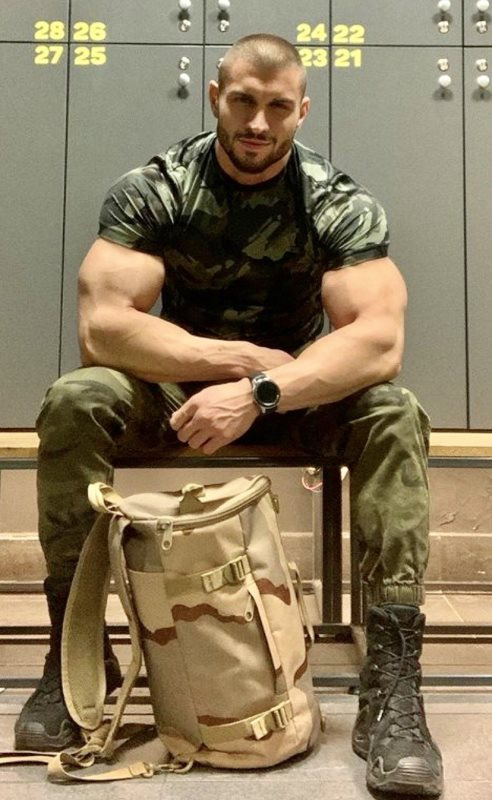 When you know you're gonna feel his big army dick throbbing as he blows his load up your ass