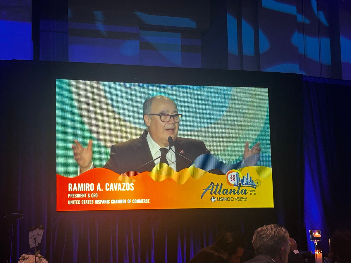 ProsperaUSA's tweet photo. 📍 At the 46th Annual USHCC National Conference in Atlanta, Prospera’s leadership connected with partners and celebrated new growth opportunities. Congrats to Ramiro Cavazos, Veronica Maldonado, and their teams on a successful event! 🎉💼
#ProsperaUSA #ProsperaPartners https://t.co/O9pj66OuFW