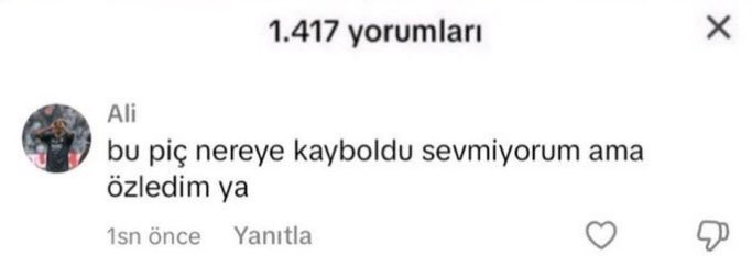 birine bir şey hissedebilme işi