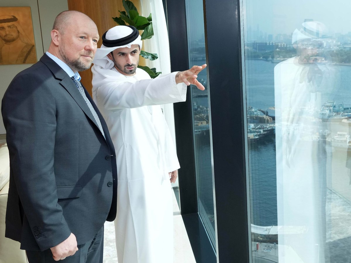 #Belarus Ambassador to the UAE Igor Bely met with Vice President of International Relations at #Dubai Chambers Salem Al Shamsi. Discussed prospects for developing bilateral trade, economic, and investment cooperation.