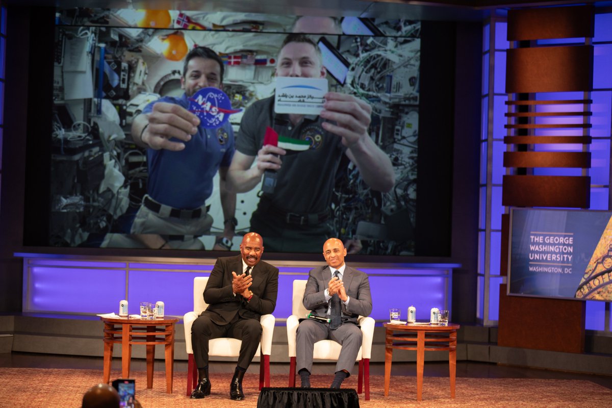 UAEEmbassyUS's tweet photo. The UAE’s space sector is accelerating through innovation, strong US partnerships and a bold national strategy. From the @HopeMarsMission to new lunar goals, the UAE is emerging as a global technological hub for space exploration and a leader in planetary science. https://t.co/vX7b41QjuD
