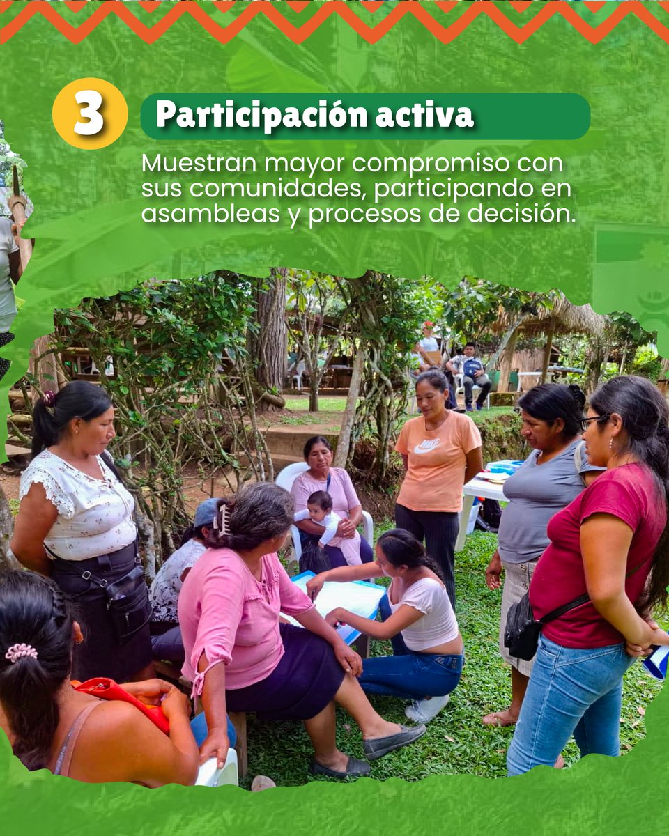 PROGRESO3's tweet image. En el distrito Santa Rosa, Ayacucho, culminaron los tres módulos de la Escuela de Formación de Mujeres Lideresas, centrados en Gestión Territorial desde la visión de las mujeres. 🌱

📍Proyecto VRAEM Sostenible, ejecutado por @AVSFlatam y @PROGRESO3, financiado por @UEenPeru